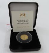 Elizabeth II 2020 gold proof sovereign Centenary o