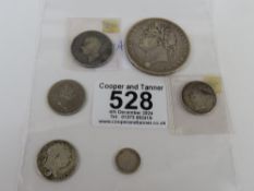 George IV – Crown 1822, TERTIO, f/worn; William IV