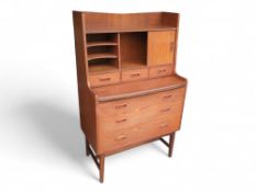 A mid-century-style desk