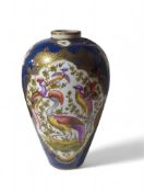 A 19th or 20th century porcelain vase, heavily dec