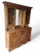 A 20th-century pine dresser