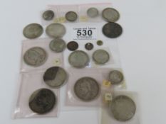 Victoria – a quantity of assorted silver coins, va
