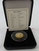 Elizabeth II 2021 gold proof sovereign Tristan da