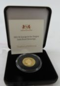 Elizabeth II 2020 gold proof sovereign Battle of B