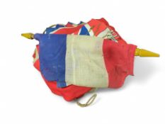 A large early 20th Century Union flag together wit