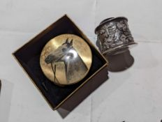A collection of vintage compacts to include Stratt