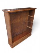 A 20th-century stained-mahogany bookcase