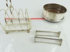 Collection of mixed silver, comprising a five-divi