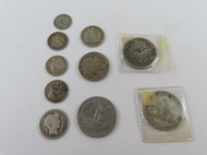 Half Dime 1859; another 1853 with arrow at date t