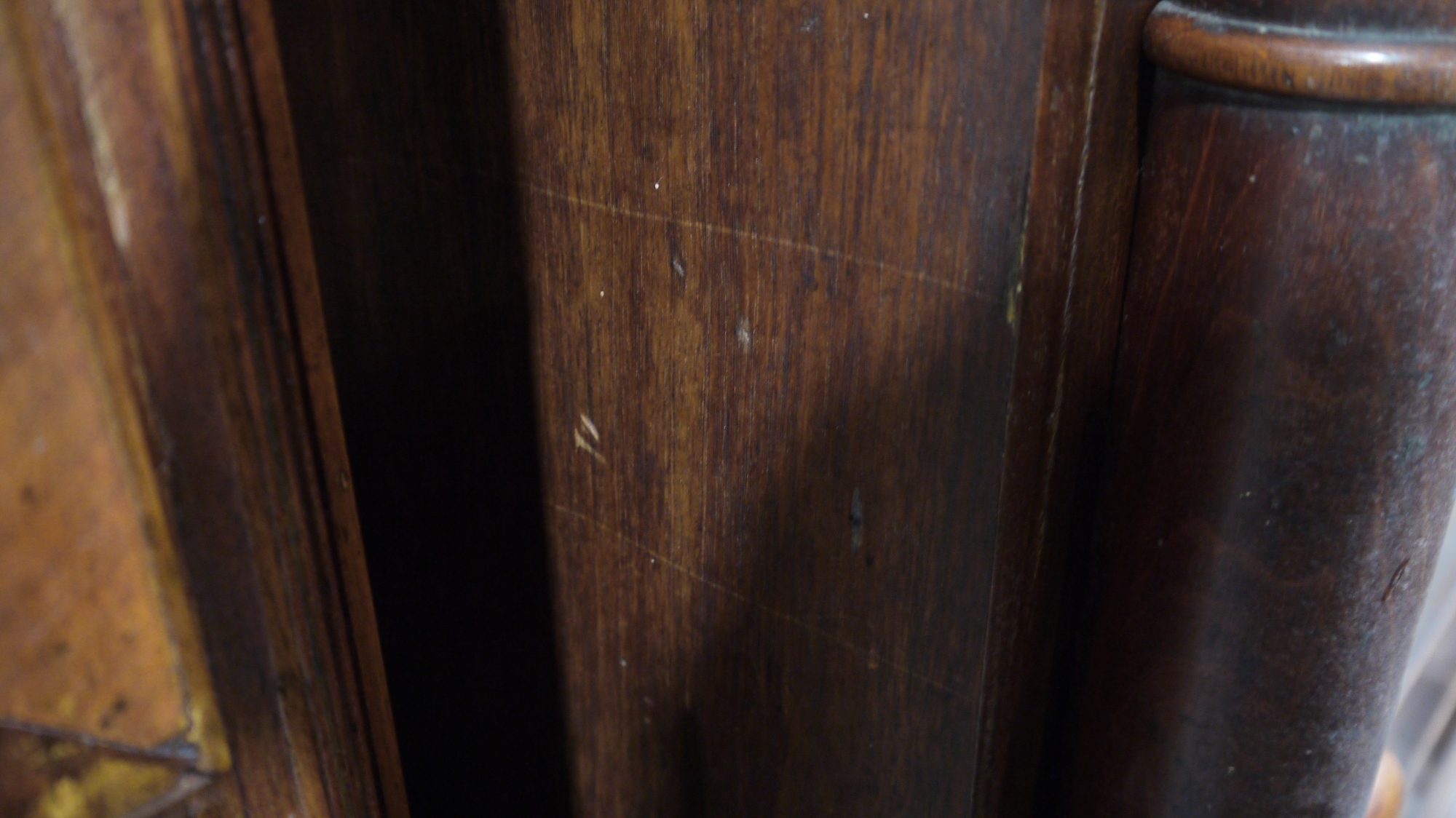 Victorian mahogany chest of drawers having a concealed frieze drawer, over three short and  three - Image 5 of 61