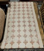 Embroidery wool shawl, 222cm x 100cm  Condition Report Overall good condition. No obvious signs of