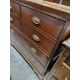 19th century mahogany chest of two short over three long drawers, each with brass handles, raised on - Image 12 of 23