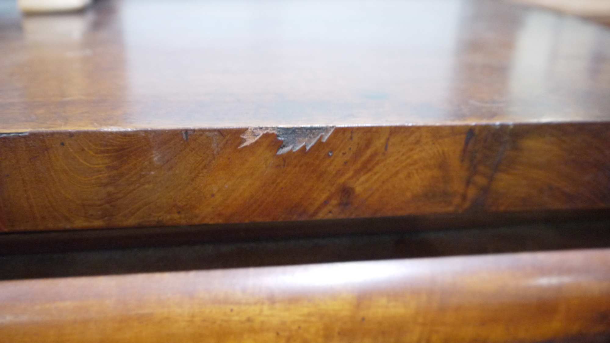 Victorian mahogany chest of drawers having a concealed frieze drawer, over three short and  three - Image 20 of 61