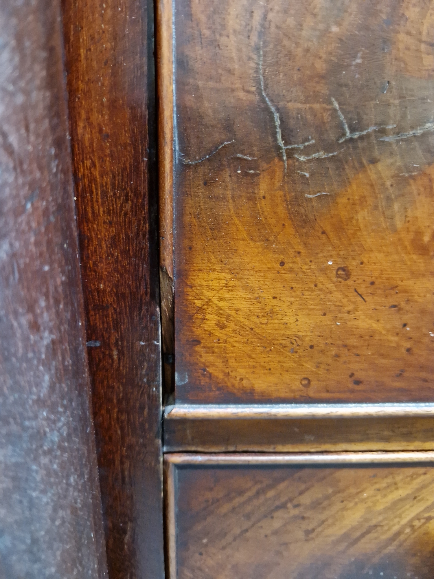 Victorian mahogany chest of drawers having a concealed frieze drawer, over three short and  three - Image 45 of 61