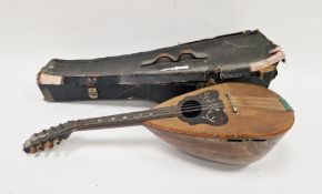 Gennaro Maglioni (Naples) tortoiseshell and mother-of-pearl inlaid mandolin, early 20th century,