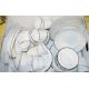 Four-panel fire spark guard and a large Royal Cameo Simplicity service (1 box) - Image 1 of 2