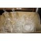 Quantity of glasswares to include cut and moulded glass decanters, dessert bowls, serving dishes, - Image 1 of 2