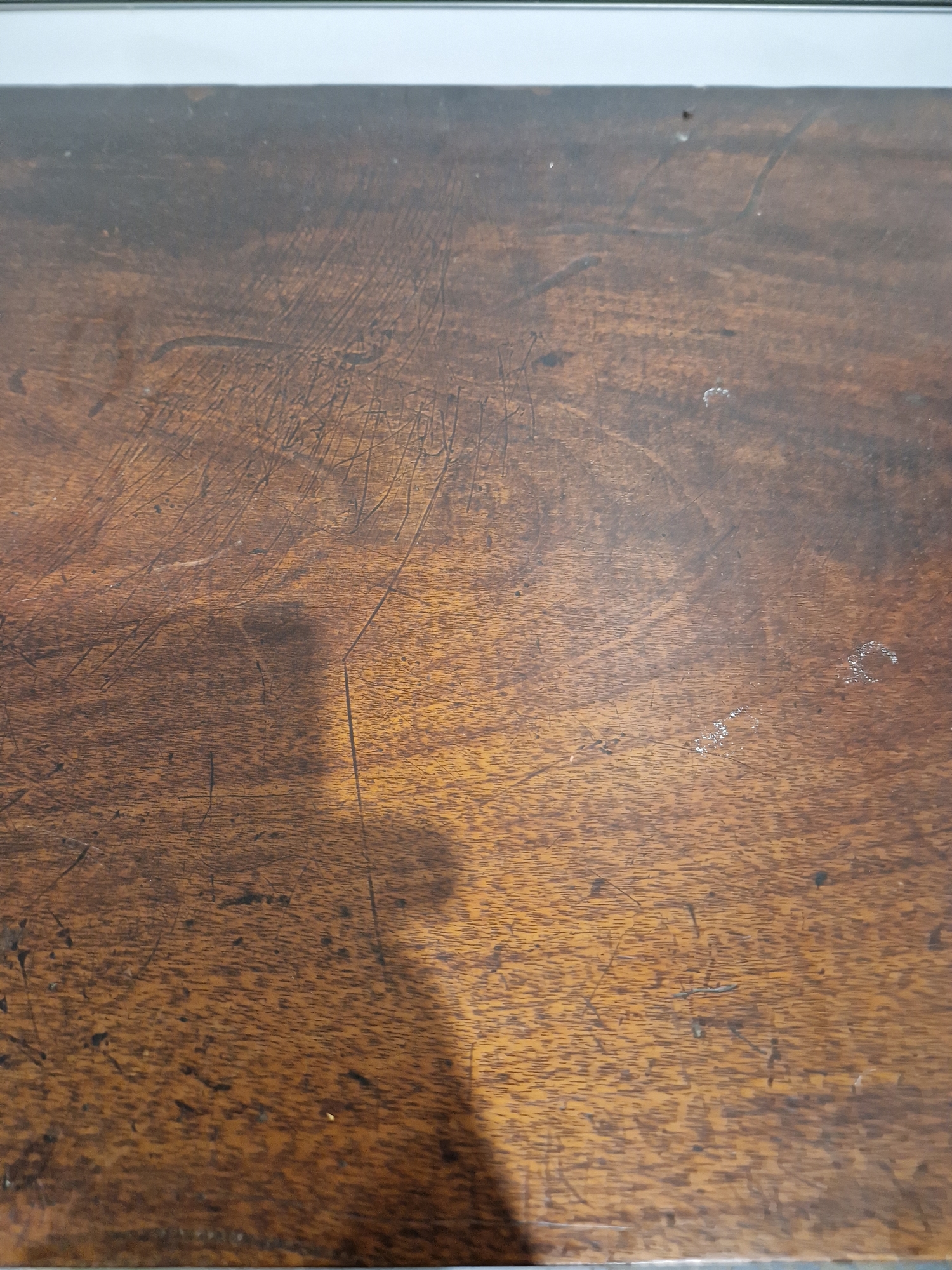 Victorian mahogany chest of drawers having a concealed frieze drawer, over three short and  three - Image 27 of 61