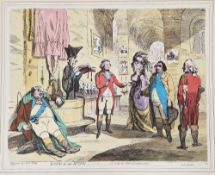 A folio of 20th century limited edition coloured prints after James Gilray (1756-1815),