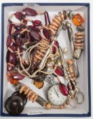 Clay Pigeon Shooting Association member badge, a Victorian rosewood small canister, pair silver-