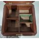Georgian mahogany cellarette with canted corners, the lid opening to reveal a later tray with five - Image 2 of 2