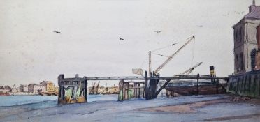 Douglas Ion Smart (1879-1970) Watercolor drawing 