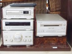 Technics music centre to include speakers, cassette deck, stereo amplifier, stereo tuner and compact