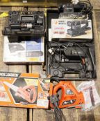 Black & Decker electronic reversing hammer drill with torque control, a Black & Decker Scorpion 400W