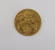 Edwardian Sovereign 1913.