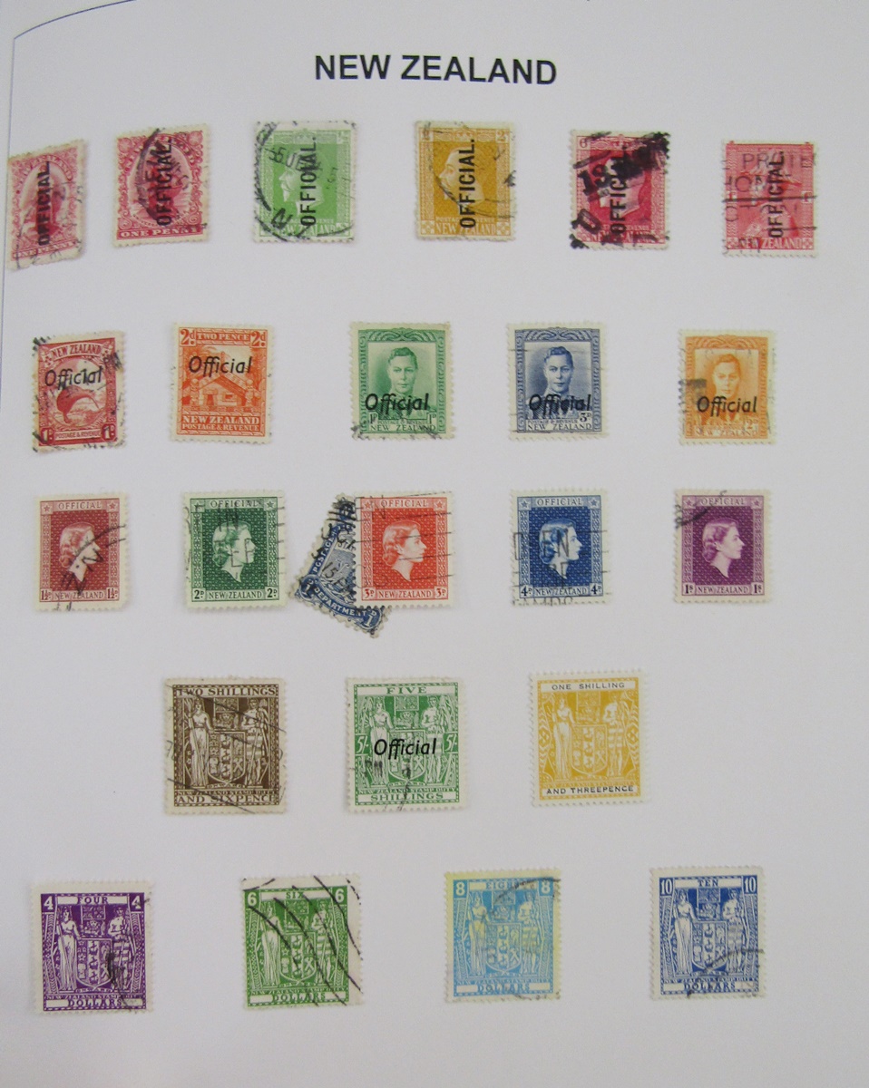 Blue Crown New Zealand stamp album, mainly KGVI/QEII, of mostly mint & used definitives & - Image 8 of 8