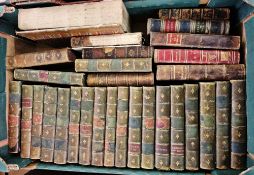 Quantity of 18th and 19th century antiquarian leather bound volumes to include:- Lytton, The Rt Hon,