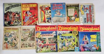 Quantity of comics to include issues of The Dandy ranging from 1950's - 1970's, issues of The