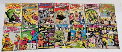 DC Comics Challengers of the Unknown #20, #21, #29, Strange Adventures #115, # #126, #130, #138, #