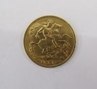 Edwardian Half Sovereign 1907