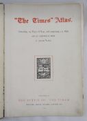 The Times Survey Atlas of the World, JG Bartholomew, 1922, two volumes (poor condition). Quantity