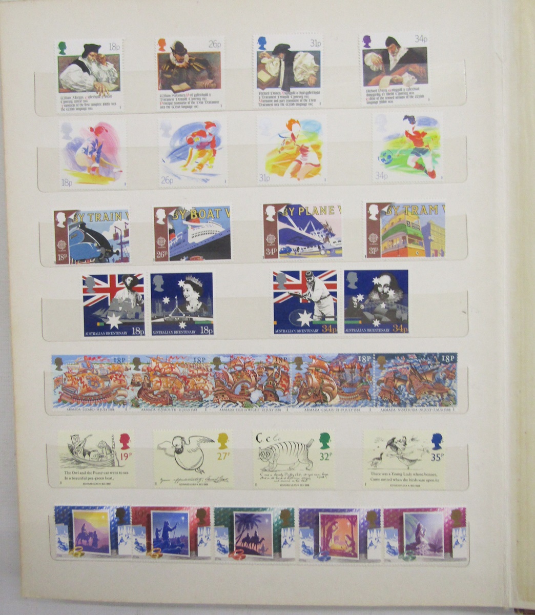 GB & Rest of World stamps: Box of 7 albums/stockbooks books of mostly mint & used definitives & - Image 3 of 4