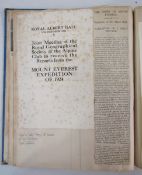 Scrapbook, two diaries and a collection of family photographs of mountaineering interest, circa