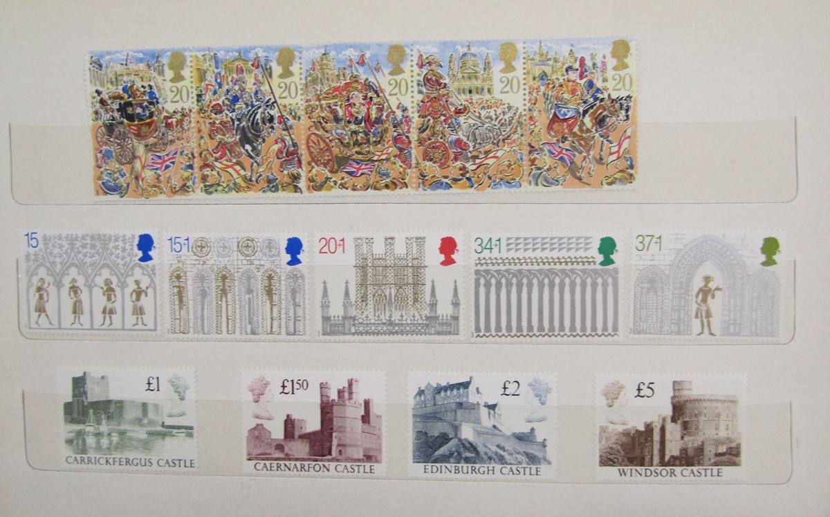 GB & Rest of World stamps: Box of 7 albums/stockbooks books of mostly mint & used definitives & - Image 2 of 4