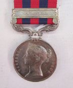Victorian India general service medal with Persia clasp, named to 'W.Sloane.64th Foot'.