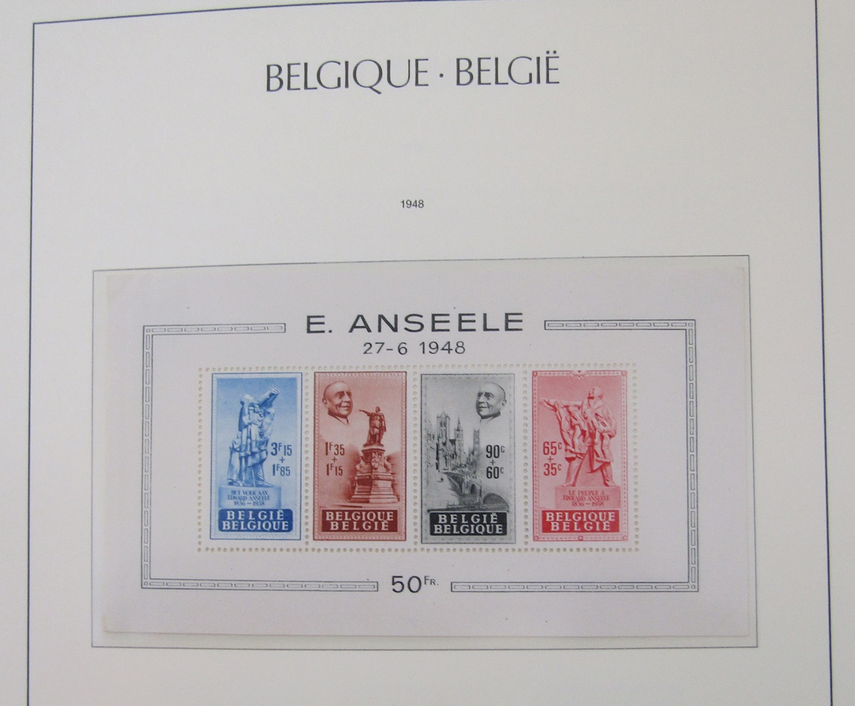 Belgian stamps: Comprehensive boxed collection of mint & used definitives, commemoratives, and - Image 3 of 10