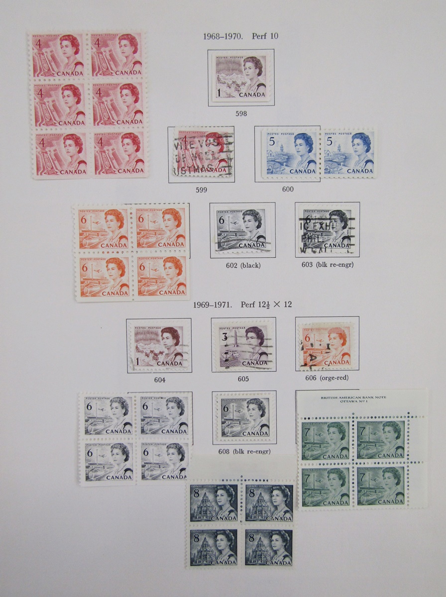 SG Canada stamp album of mint and used QEII issues from 1967 to 1994. Definitives, commemoratives, - Image 3 of 4