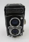 Rolleiflex Syncro-Compur medium format camera, serial number 1297372, with Carl Zeiss Jena f=75mm