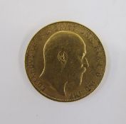 Edwardian Sovereign 1908.