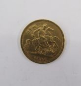 Victorian Half Sovereign 1896