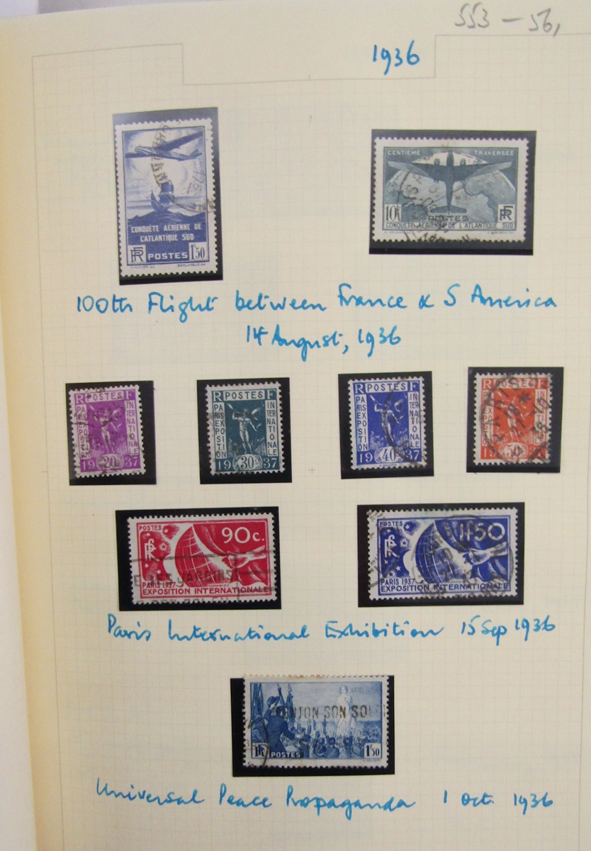 Stamps of France: Comprehensive collection in album of mostly used definitives, commemorative and - Image 7 of 9
