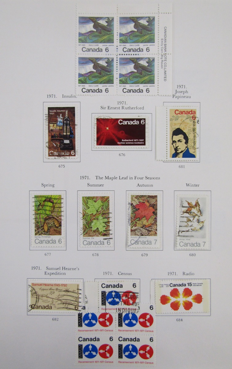 SG Canada stamp album of mint and used QEII issues from 1967 to 1994. Definitives, commemoratives, - Image 4 of 4