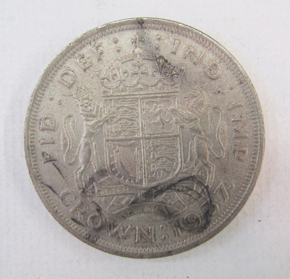 3 crowns, 1937, 1953 and 1965, 1953 blister pack of coins half crown to farthing (9) together with - Image 6 of 16