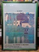 Vintage art exhibition poster 