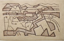 Meg Davis (British, b.1949)  Etching and aquatint  