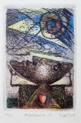 Peter Ford (British, b.1937) Colour etching 'Nightwatch III', limited edition numbered 19/60, signed